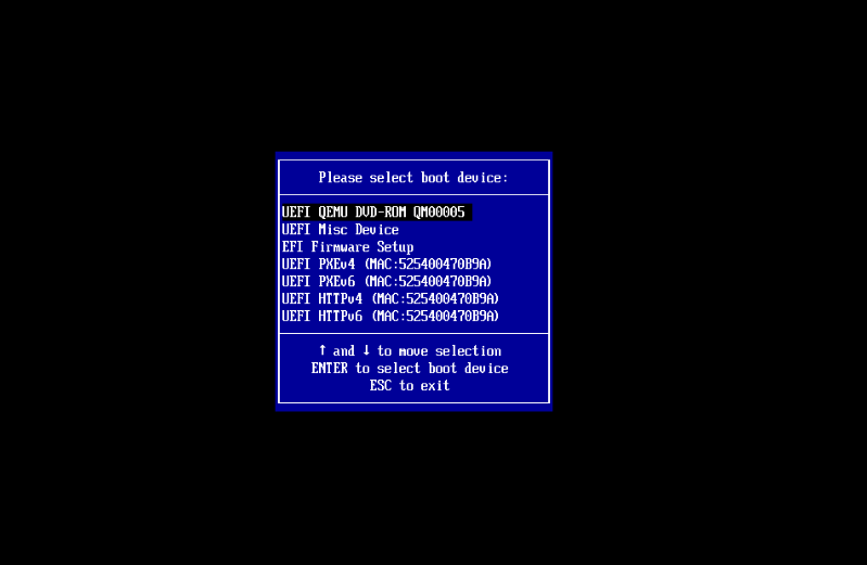 Boot Menu