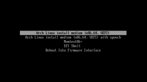 UEFI Boot Menu