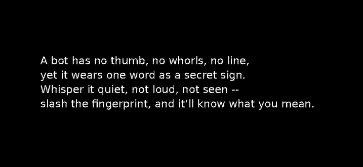 the hidden riddle
