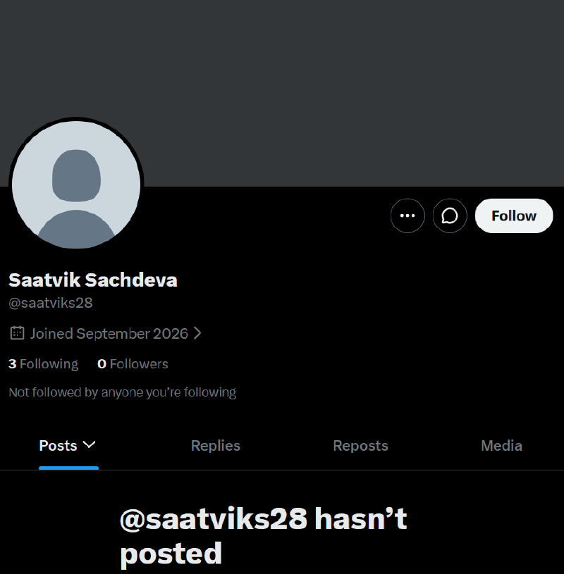 twitter following