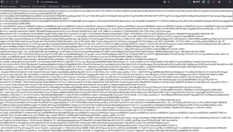 the data of a png